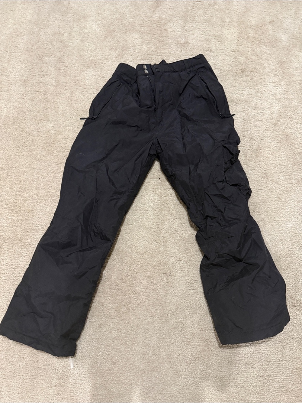Black Outdoor Shell Pants